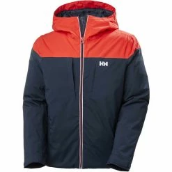 Vestes De Ski HELLY HANSEN GRAVITATION JACKET NAVY Bleu / Rouge