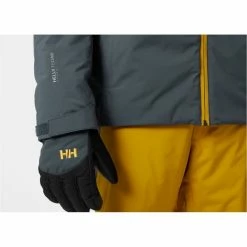 Vestes De Ski HELLY HANSEN GRAVITATION JACKET SLATE 22 Gris / Jaune -Vêtements hiver Homme Soldes 9 107855 gravitation jacket slate 65743 983 05