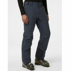 Pantalons De Ski HELLY HANSEN RAPID PANT SLATE 22 Bleu / Gris -Vêtements hiver Homme Soldes 9 107870 rapid pant slate 65762 983 03