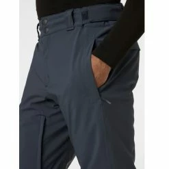 Pantalons De Ski HELLY HANSEN RAPID PANT SLATE 22 Bleu / Gris -Vêtements hiver Homme Soldes 9 107870 rapid pant slate 65762 983 04