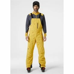 Pantalons De Ski HELLY HANSEN LEGENDARY INSULATED BIB PANT STRAW 22 Jaune / Noir -Vêtements hiver Homme Soldes 9 107871 legendary insulated bib pant straw 65780 340 03