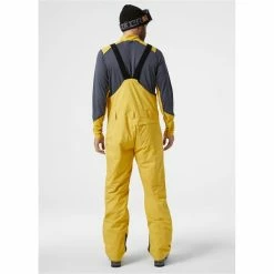 Pantalons De Ski HELLY HANSEN LEGENDARY INSULATED BIB PANT STRAW 22 Jaune / Noir -Vêtements hiver Homme Soldes 9 107871 legendary insulated bib pant straw 65780 340 04