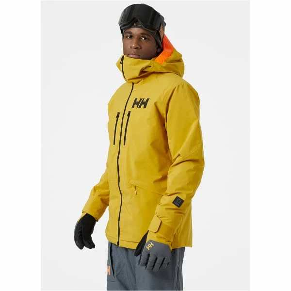 Vestes De Ski HELLY HANSEN GARIBALDI INFINITY JACKET ARROWWOOD 22 Jaune / Orange 5 Vestes De Ski HELLY HANSEN GARIBALDI INFINITY JACKET ARROWWOOD 22 Jaune / Orange – Image 3
