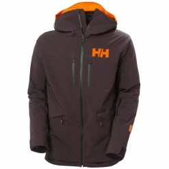 Vestes De Ski HELLY HANSEN GARIBALDI INFINITY JACKET BOURBON 22 Violet / Orange
