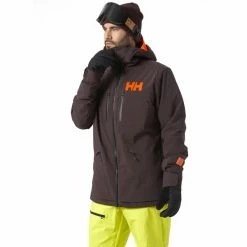 Vestes De Ski HELLY HANSEN GARIBALDI INFINITY JACKET BOURBON 22 Violet / Orange -Vêtements hiver Homme Soldes 9 107873 garibaldi infinity jacket bourbon 65786 674 03