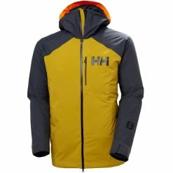 Vestes De Ski HELLY HANSEN POWDREAMER JACKET ARROWWOOD 22 Jaune / Noir / Orange