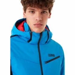 Vestes De Ski COLMAR KANDAHAR M SKI JKT BLUE PEACOCK 22 Bleu / Noir -Vêtements hiver Homme Soldes 9 109271 kandahar mens ski jacket blue peacock 1355 1vc 272 04