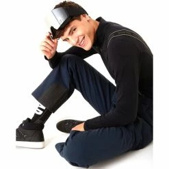 Pantalons De Ski COLMAR MEN PANT SKI BLUE/BLACK 22 Noir -Vêtements hiver Homme Soldes 9 109274 mens pant ski blue black 1413 7vc 167 05