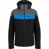 Vestes De Ski CAPRANEA BLADE II MEN JKT BLUE SKY 22 Noir / Bleu / Gris -Vêtements hiver Homme Soldes 9 109950 blade ii men jkt blue sky 211102 20 01