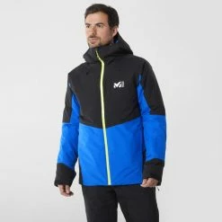 Vestes De Ski MILLET NISEKO GTX JKT M BLACK/SKY DIVER 23 Bleu / Noir -Vêtements hiver Homme Soldes 9 110946 niseko gtx jkt m noir sky diver miv8759 5825 02