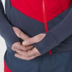 Vestes De Ski MILLET RUTOR ALPHA HOODIE M SAPHIR/RED 23 Rouge / Bleu -Vêtements hiver Homme Soldes 9 111165 rutor alpha hoodie m saphir rouge miv9524 7487 05