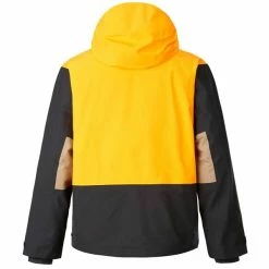 Vestes De Ski PICTURE NAIKOON JKT M YELLOW 23 Jaune / Marron / Noir -Vêtements hiver Homme Soldes 9 111266 naikoon jkt m yellow mvt391 c 02