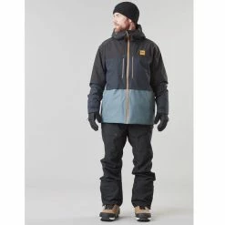 Vestes De Ski PICTURE OBJECT JKT M DARK BLUE 23 Noir / Bleu 10 Vestes De Ski PICTURE OBJECT JKT M DARK BLUE 23 Noir / Bleu -Vêtements hiver Homme Soldes 9 111271 object jkt m dark blue mvt345 e 03