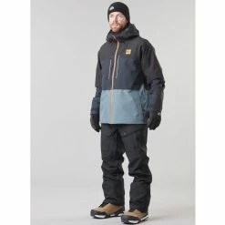 Vestes De Ski PICTURE OBJECT JKT M DARK BLUE 23 Noir / Bleu 12 Vestes De Ski PICTURE OBJECT JKT M DARK BLUE 23 Noir / Bleu -Vêtements hiver Homme Soldes 9 111271 object jkt m dark blue mvt345 e 05