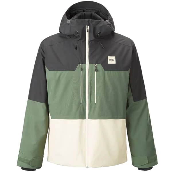 Vestes De Ski PICTURE OBJECT JKT M GREEN 23 Vert / Gris / Beige 3 Vestes De Ski PICTURE OBJECT JKT M GREEN 23 Vert / Gris / Beige