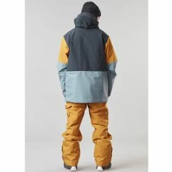 Vestes De Ski PICTURE ELFYN JKT M DARK BLUE 23 Gris / Noir / Marron -Vêtements hiver Homme Soldes 9 111279 elfyn jkt m dark blue mvt397 a 04