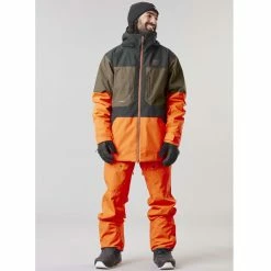 Vestes De Ski PICTURE ELFYN JKT M BLACK 23 Orange / Marron / Noir -Vêtements hiver Homme Soldes 9 111282 elfyn jkt m black mvt397 b 03
