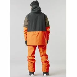 Vestes De Ski PICTURE ELFYN JKT M BLACK 23 Orange / Marron / Noir -Vêtements hiver Homme Soldes 9 111282 elfyn jkt m black mvt397 b 04