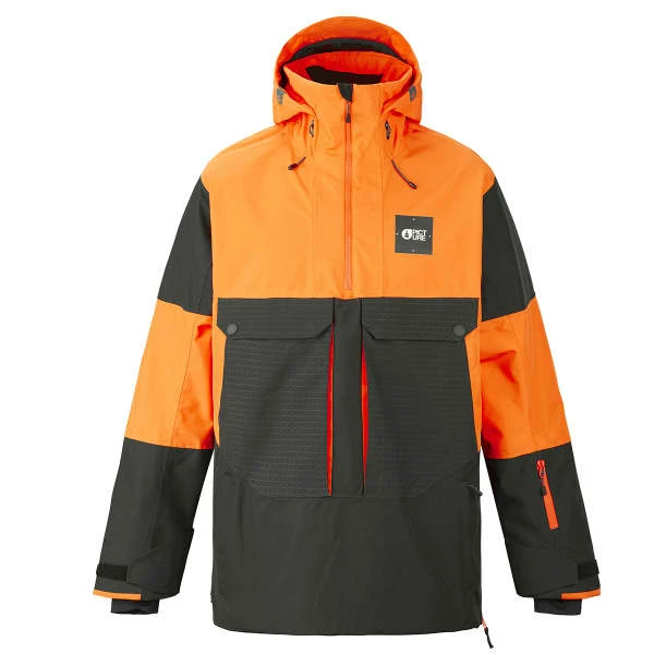 Vestes De Ski PICTURE ANTON JKT BLACK 23 Noir / Orange 3 Vestes De Ski PICTURE ANTON JKT BLACK 23 Noir / Orange