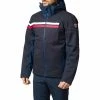 Vestes De Ski ROSSIGNOL EMBLEME DENIM JKT DARK NAVY 22 Bleu / Blanc / Rouge -Vêtements hiver Homme Soldes 9 112904 rljmj20 715 01