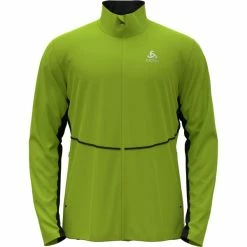 Vestes De Ski ODLO MARKENES JACKET LIME GREEN/BLACK 23 Vert