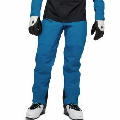 Pantalons De Ski BLACK DIAMOND M DAWN PATROL HYBRID PANTS KINGFISHER 23 -Vêtements hiver Homme Soldes 9 113438 m dawn patrol hybrid pants kingfisher ap741050 4015 02