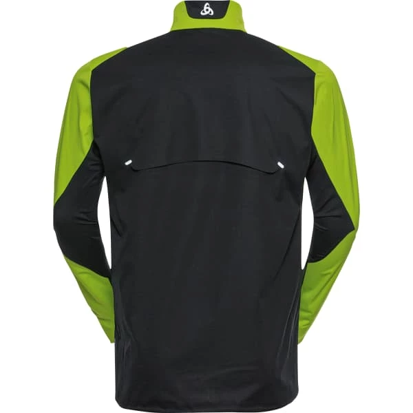 Vestes De Ski ODLO LANGNES NAUTICAL JACKET LIME GREEN/BLACK 23 Vert / Noir 4 Vestes De Ski ODLO LANGNES NAUTICAL JACKET LIME GREEN/BLACK 23 Vert / Noir – Image 2