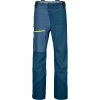 Pantalons De Ski ORTOVOX 3L ORTLER PANTS M PETROL BLUE 23 Bleu -Vêtements hiver Homme Soldes 9 114316 70718 pb 01