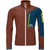 Vestes Softshells ORTOVOX BERRINO JACKET M CLAY ORANGE 23 Bleu / Rouge -Vêtements hiver Homme Soldes 9 114318 berrino jacket m clay orange 60372 co 01