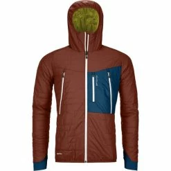 Vestes De Ski ORTOVOX SWISSWOOL PIZ BOÈ JACKET M CLAY ORANGE 23 Orange