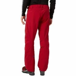 Pantalons De Ski HELLY HANSEN LEGENDARY INSULATED PANT RED 23 Rouge -Vêtements hiver Homme Soldes 9 114610 legendary insukated pant red 65704 162 04