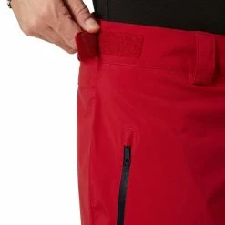 Pantalons De Ski HELLY HANSEN LEGENDARY INSULATED PANT RED 23 Rouge -Vêtements hiver Homme Soldes 9 114610 legendary insukated pant red 65704 162 05