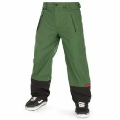 Pantalons De Ski VOLCOM LONGO GORE-TEX PANT MILITARY 23 Vert