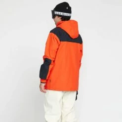 Vestes De Ski VOLCOM LONGO GORE-TEX JACKET ORANGE SHOCK 23 Rouge / Noir 11 Vestes De Ski VOLCOM LONGO GORE-TEX JACKET ORANGE SHOCK 23 Rouge / Noir -Vêtements hiver Homme Soldes 9 115021 longo gore tex jacket orange shock g0652306 osh 04