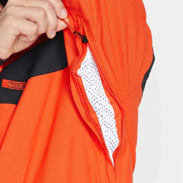 Vestes De Ski VOLCOM LONGO GORE-TEX JACKET ORANGE SHOCK 23 Rouge / Noir 8 Vestes De Ski VOLCOM LONGO GORE-TEX JACKET ORANGE SHOCK 23 Rouge / Noir – Image 6