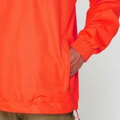 Vestes De Ski VOLCOM LONGO PULLOVER ORANGE SHOCK 23 Rouge -Vêtements hiver Homme Soldes 9 115025 longo pullover orange shock g0652311 osh 05