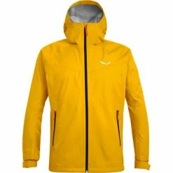 Vestes De Ski SALEWA PUEZ AQUA 3 PTX M JKT GOLD 23 Jaune