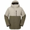 Vestes De Ski VOLCOM L GORE-TEX JACKET DARK KHAKI 23 Gris / Vert