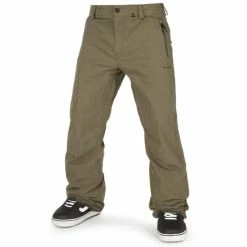 Pantalons De Ski VOLCOM L GORE-TEX PANT DARK TEAK 23 Marron