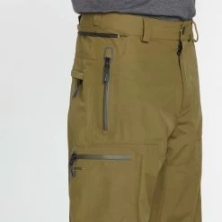 Pantalons De Ski VOLCOM L GORE-TEX PANT DARK TEAK 23 Marron -Vêtements hiver Homme Soldes 9 115060 l gore tex pant dark teak g1352303 dtk 05