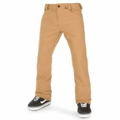 Pantalons De Ski VOLCOM 5-POCKET TIGHT PANT CARAMEL 23 Marron