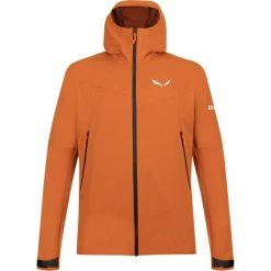 Vestes Softshells SALEWA SELLA DST M JKT AUTUMNAL 23 Orange
