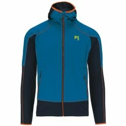 Vestes Softshells KARPOS LAVAREDO JKT INDIGO B/OUTER SPACE 22 Bleu / Noir