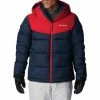 Vestes De Ski COLUMBIA ICELINE RIDGE JKT COLLEGIATE NAVY 23 Rouge / Bleu -Vêtements hiver Homme Soldes 9 116860 iceline ridge jkt collegiate navy 1864272 467 01