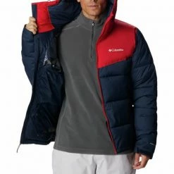 Vestes De Ski COLUMBIA ICELINE RIDGE JKT COLLEGIATE NAVY 23 Rouge / Bleu -Vêtements hiver Homme Soldes 9 116860 iceline ridge jkt collegiate navy 1864272 467 04
