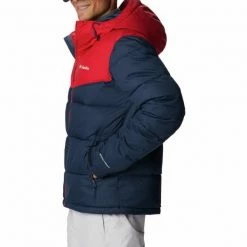 Vestes De Ski COLUMBIA ICELINE RIDGE JKT COLLEGIATE NAVY 23 Rouge / Bleu -Vêtements hiver Homme Soldes 9 116860 iceline ridge jkt collegiate navy 1864272 467 05