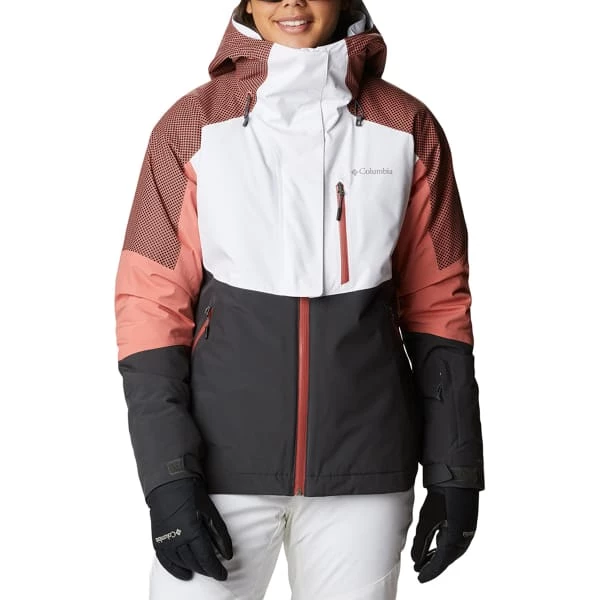 Vestes De Ski COLUMBIA SNOW SLAB BLACKDOT JKT WHITE SHARK, D 23 Noir / Blanc / Orange 3 Vestes De Ski COLUMBIA SNOW SLAB BLACKDOT JKT WHITE SHARK, D 23 Noir / Blanc / Orange