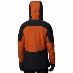 Vestes De Ski COLUMBIA PLATINUM PEAK 3L JKT WARM COPPER BLACK 23 Marron / Noir -Vêtements hiver Homme Soldes 9 117134 2008581 858 05