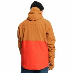 Vestes De Ski QUIKSILVER SYCAMORE JK M SNJT BUCKTHORN BROWN 23 Marron / Bleu / Rouge -Vêtements hiver Homme Soldes 9 117258 sycamore jk m snjt buckthorn brown eqytj03335 cnr0 04