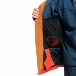 Vestes De Ski QUIKSILVER SYCAMORE JK M SNJT BUCKTHORN BROWN 23 Marron / Bleu / Rouge -Vêtements hiver Homme Soldes 9 117258 sycamore jk m snjt buckthorn brown eqytj03335 cnr0 05